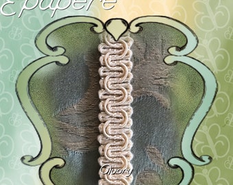 Ivory Braided Trim