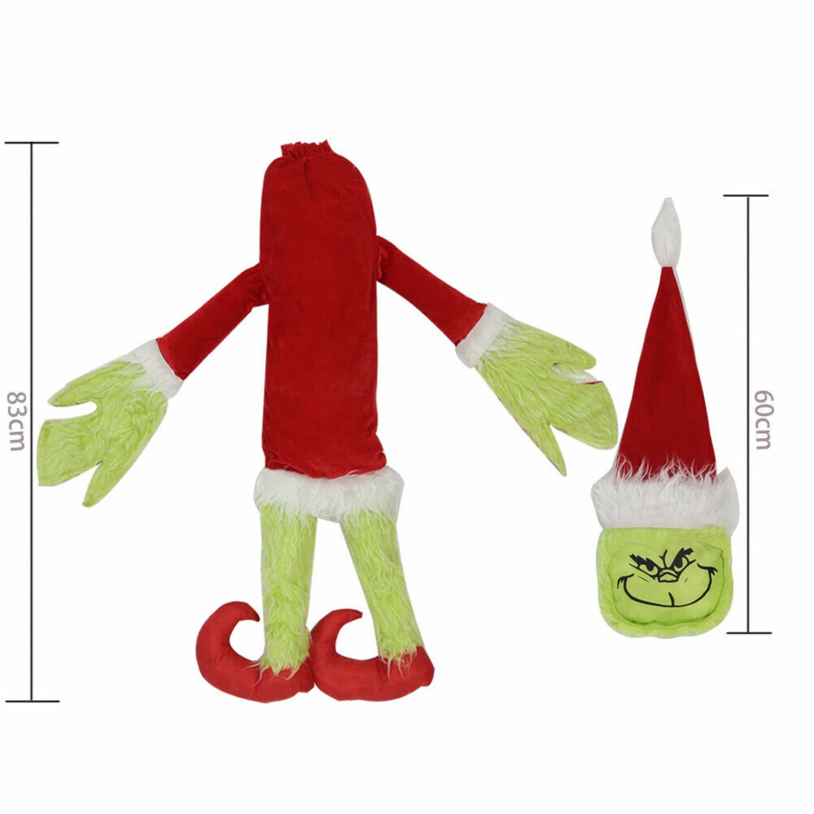 Christmas Decorations Grinch Arms Elf Body for Xmas Tree Etsy