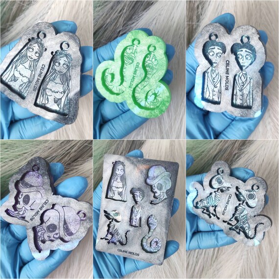 Corpse Bride Soap Silicone Mold, Food Grade Silicone Molds, Resin Craft  Molds, Badge Molds