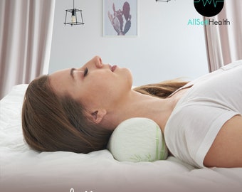 rolled pillow under neck