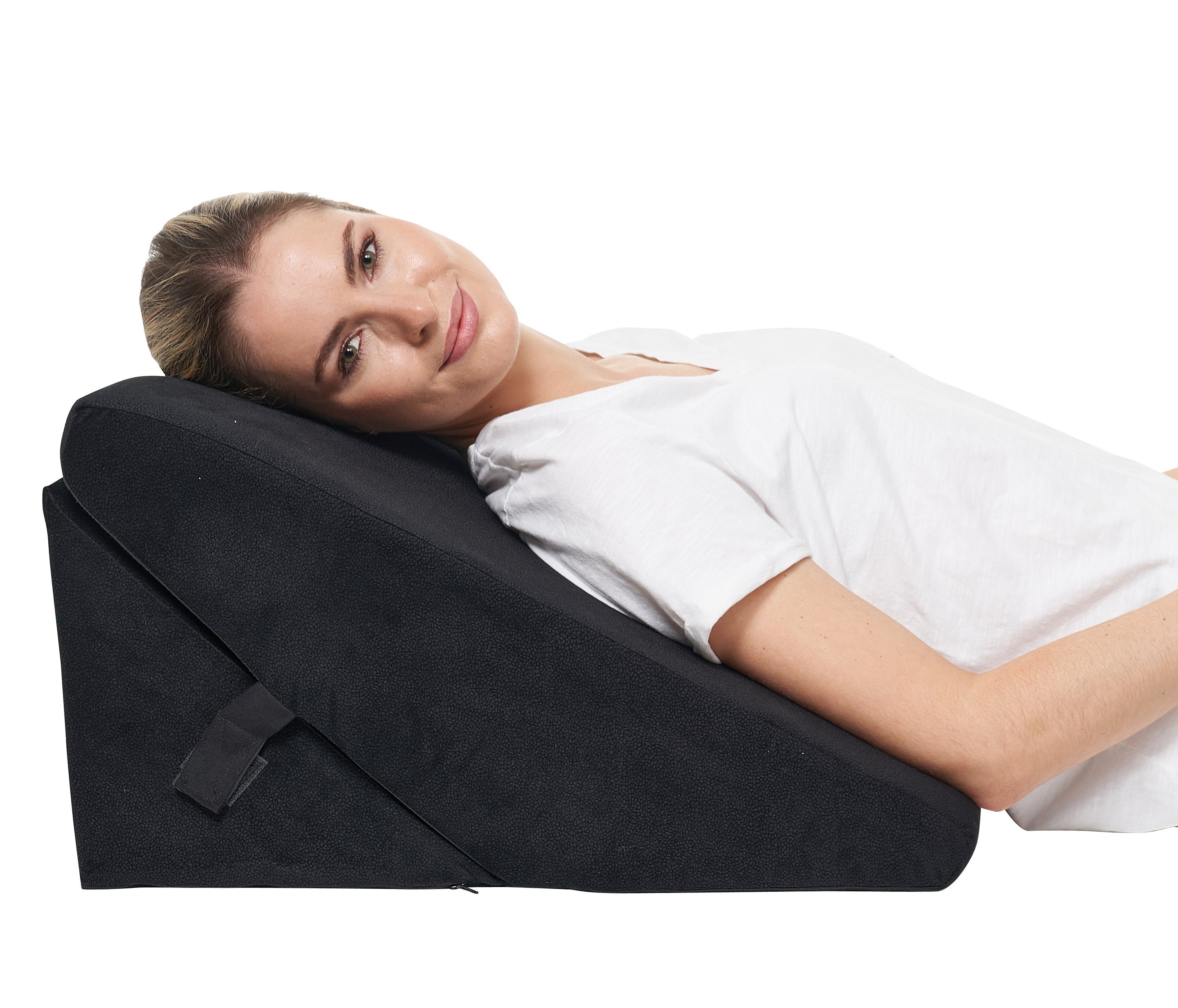 Sleeping Bed Wedge Pillow for Sleep Apnea, Snoring, Side Sleep/ Daybed