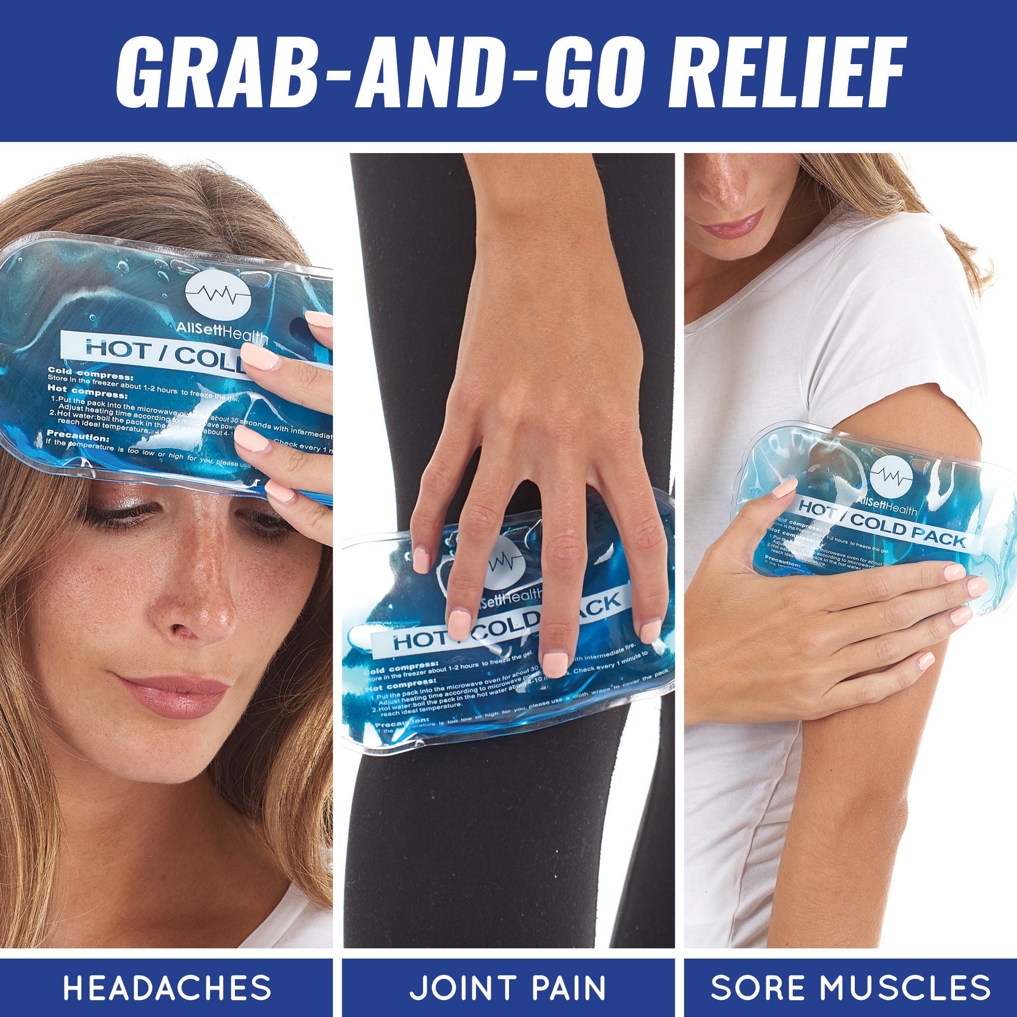 Reusable Hot and Cold Gel Ice Packs Cold Compress Ice Pack Etsy