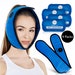 Face Ice Pack for Wisdom Teeth, Jaw, Head and Chin, 4 Reusable Hot or Cold Gel Packs, Relief for Mouth, or Oral Pain, TMJ Pain Relief 