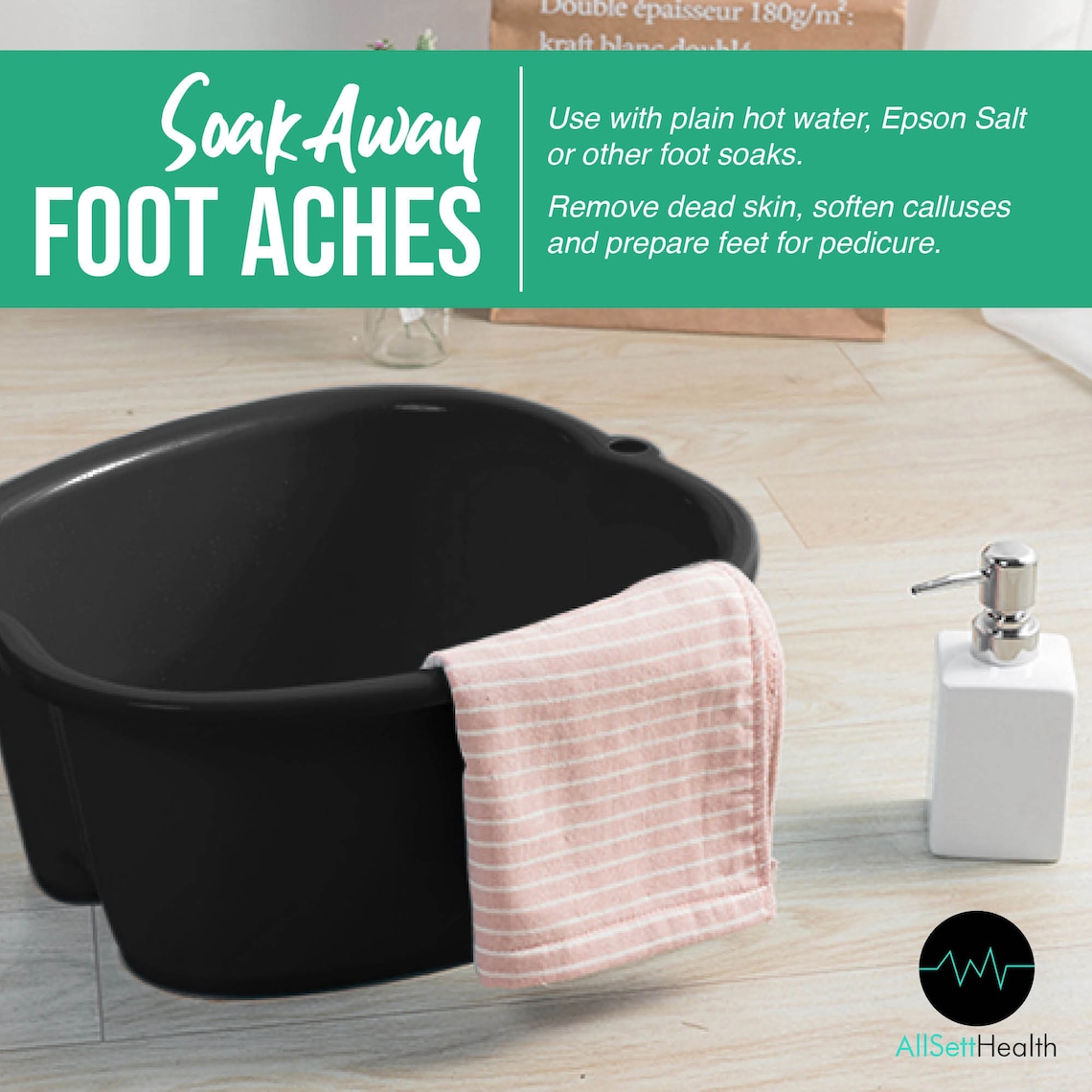 Foot Soaking Bath Basin Large Size for Soaking Feet Etsy