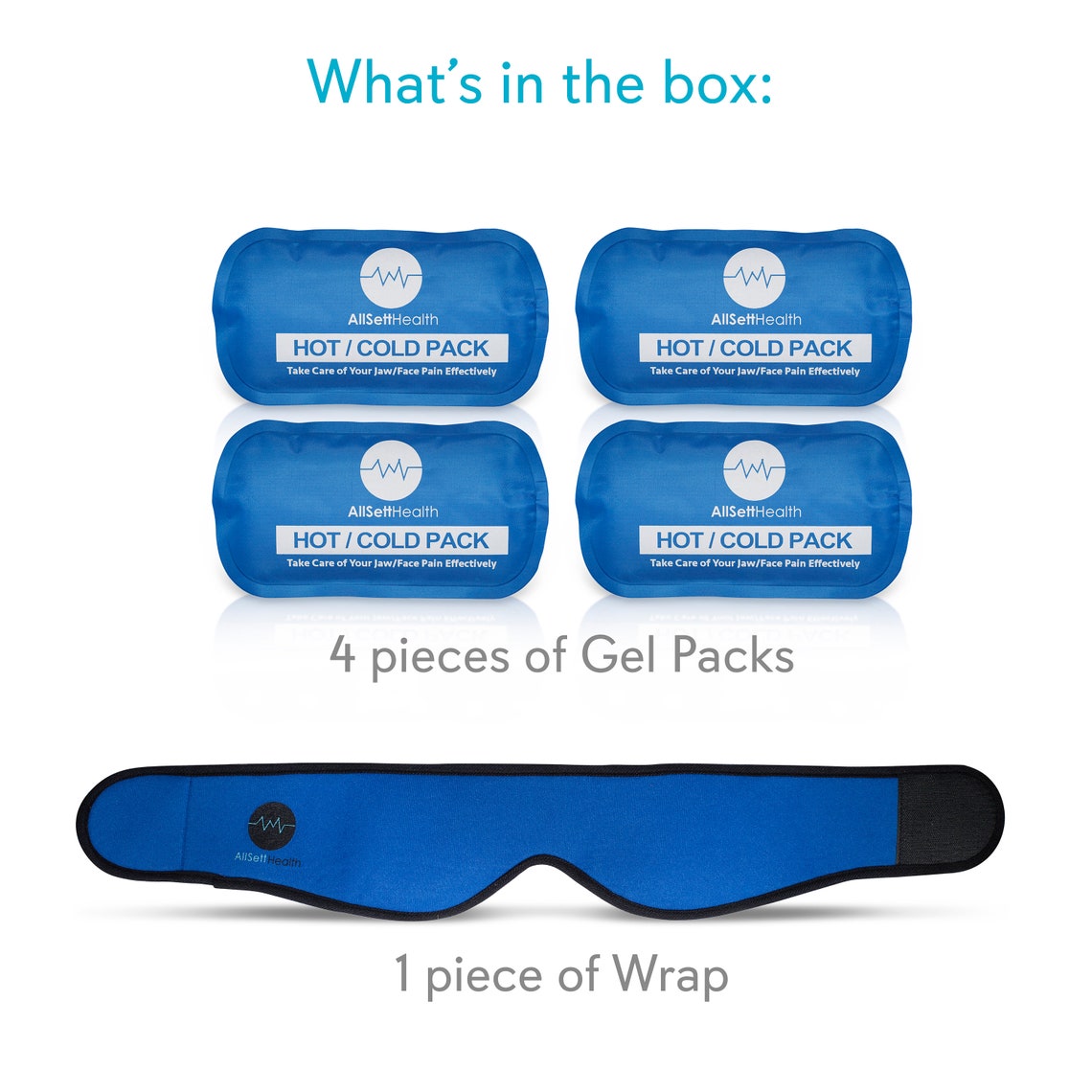 Face Ice Pack for Wisdom Teeth Jaw Head and Chin 4 Reusable Etsy