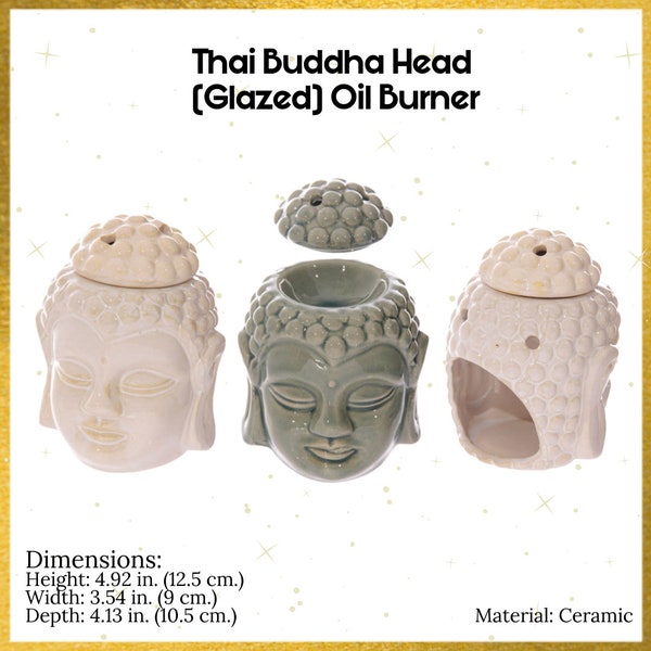 Thai Buddha Head (Glazed) Oil Burner