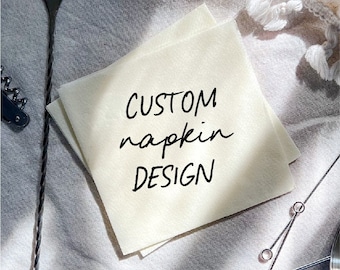 Fully Custom Foil Napkins: Personalized Party Design