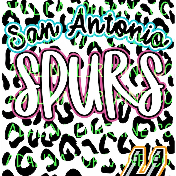 Spurs PNG sublimation design, San Antonio, Fiesta, Basketball