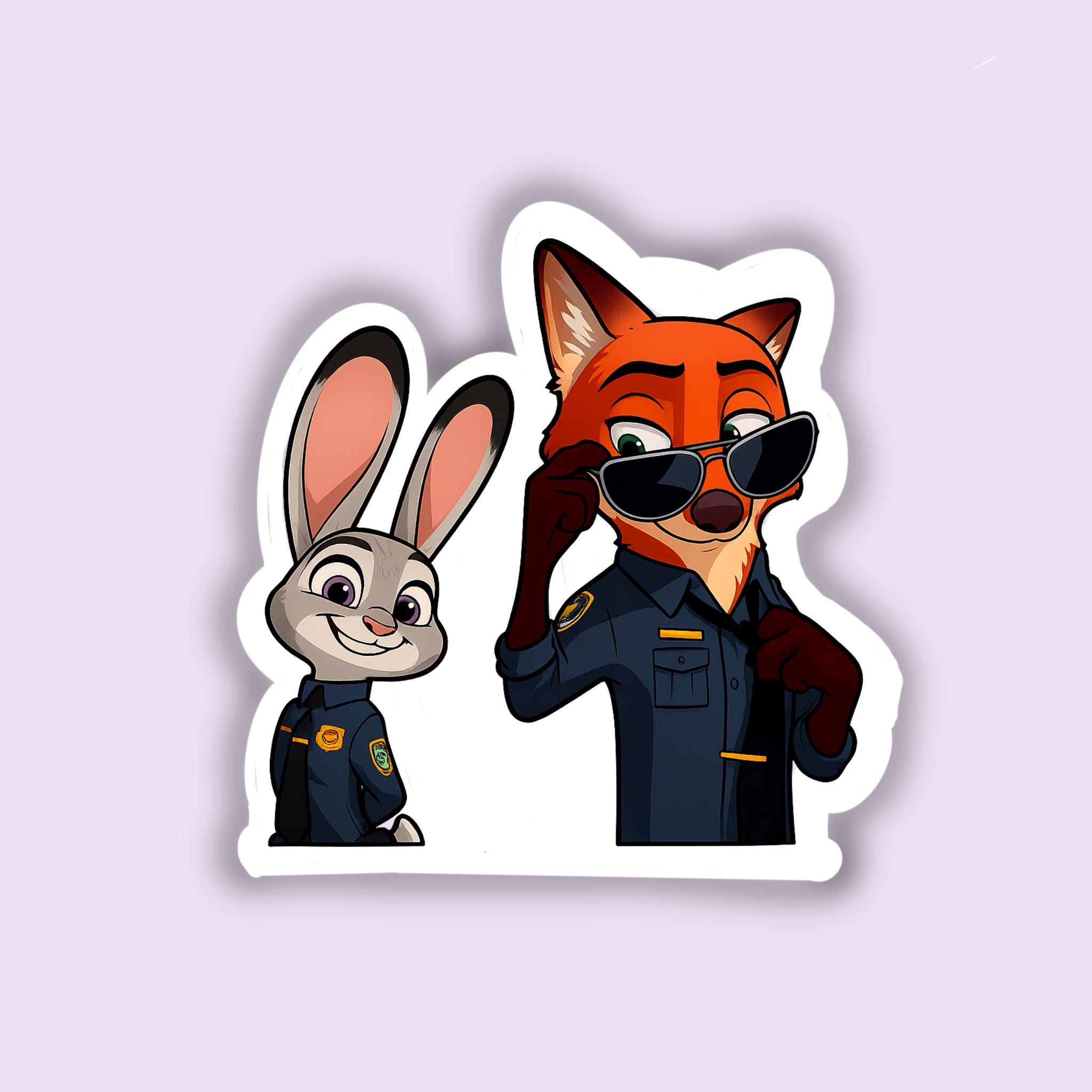 Stupidfox Sticker Sly Fox, Dumb Bunny Stickers - Etsy