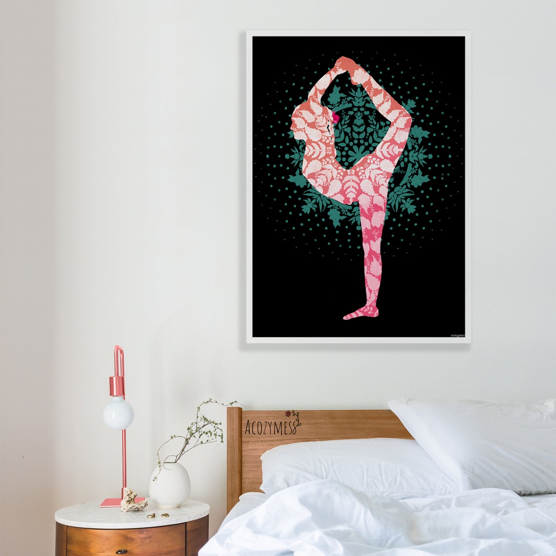 Yoga Room Wall Art Yoga Studio Decor Yoga Girl Poster Yoga Etsy