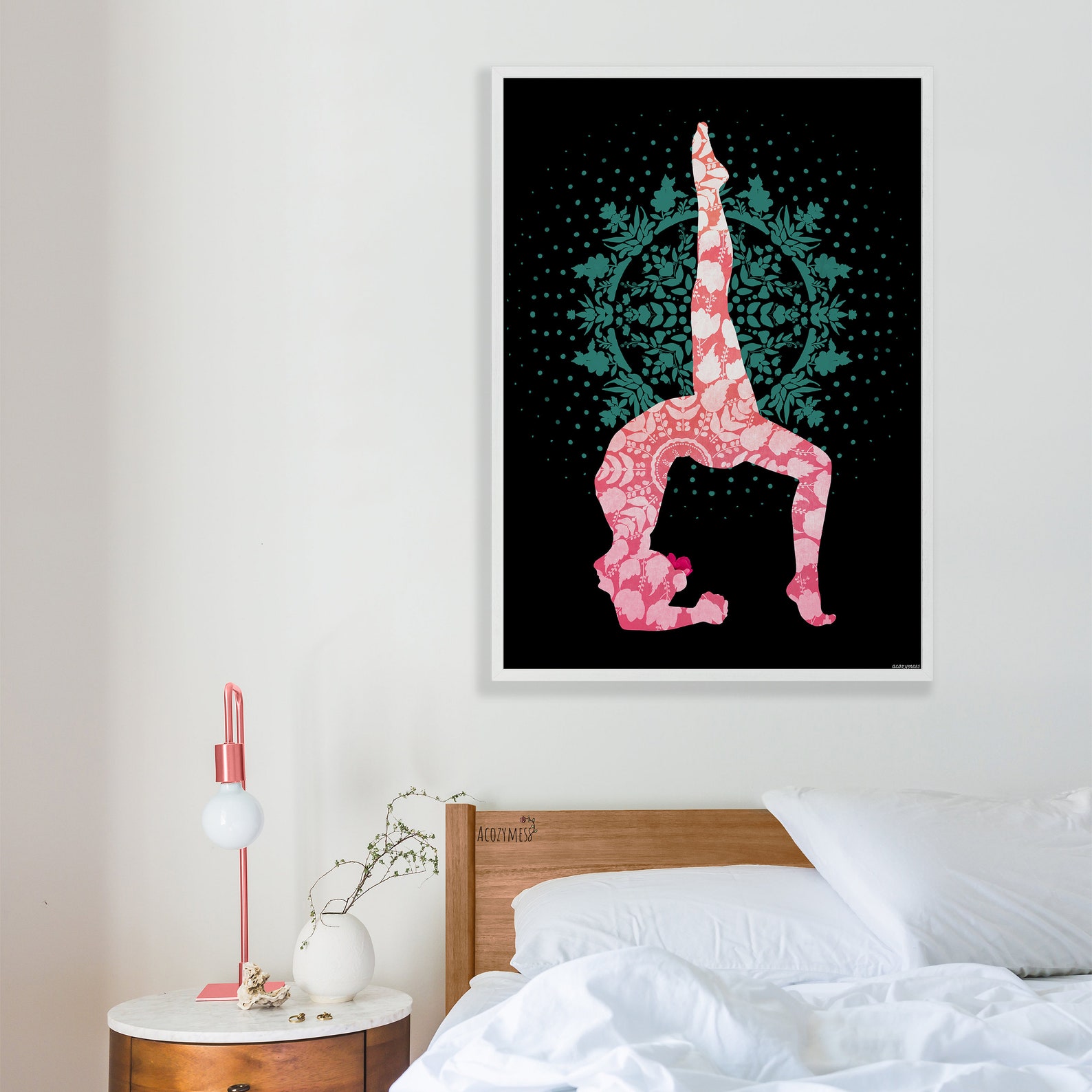 Yoga Room Wall Art Yoga Space Decor Yoga Girl Poster Etsy