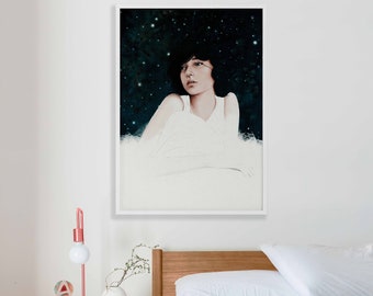 Dreamy Art Decor, Girl Art Decor, Bedroom Wall Art Canvas & Prints