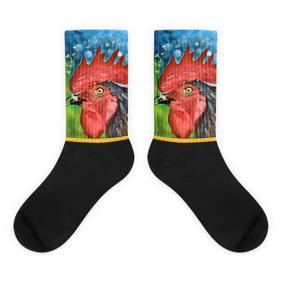 Best Selling Rooster Socks Rooster Gift Sock Gifts Funny Etsy
