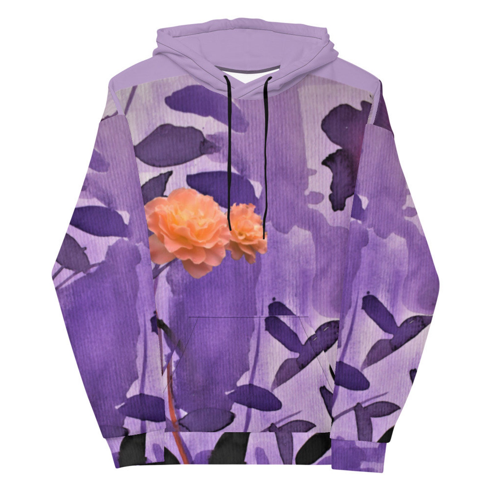 Lavender women's hooded sweatshirt | pullover for women