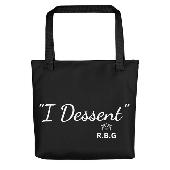 Bestseller RBG Tote Bag I Dissent Supreme Court Celebrate Feminismus Ruth Bader Ginsburg Etsy