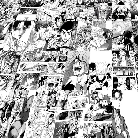 140 Manga Panels Wall Collage Kit digital Download, Manga/anime Wall  Collage, Manga Aesthetic Collage, Anime Wall Collage, Dorm Room Decor -   Israel