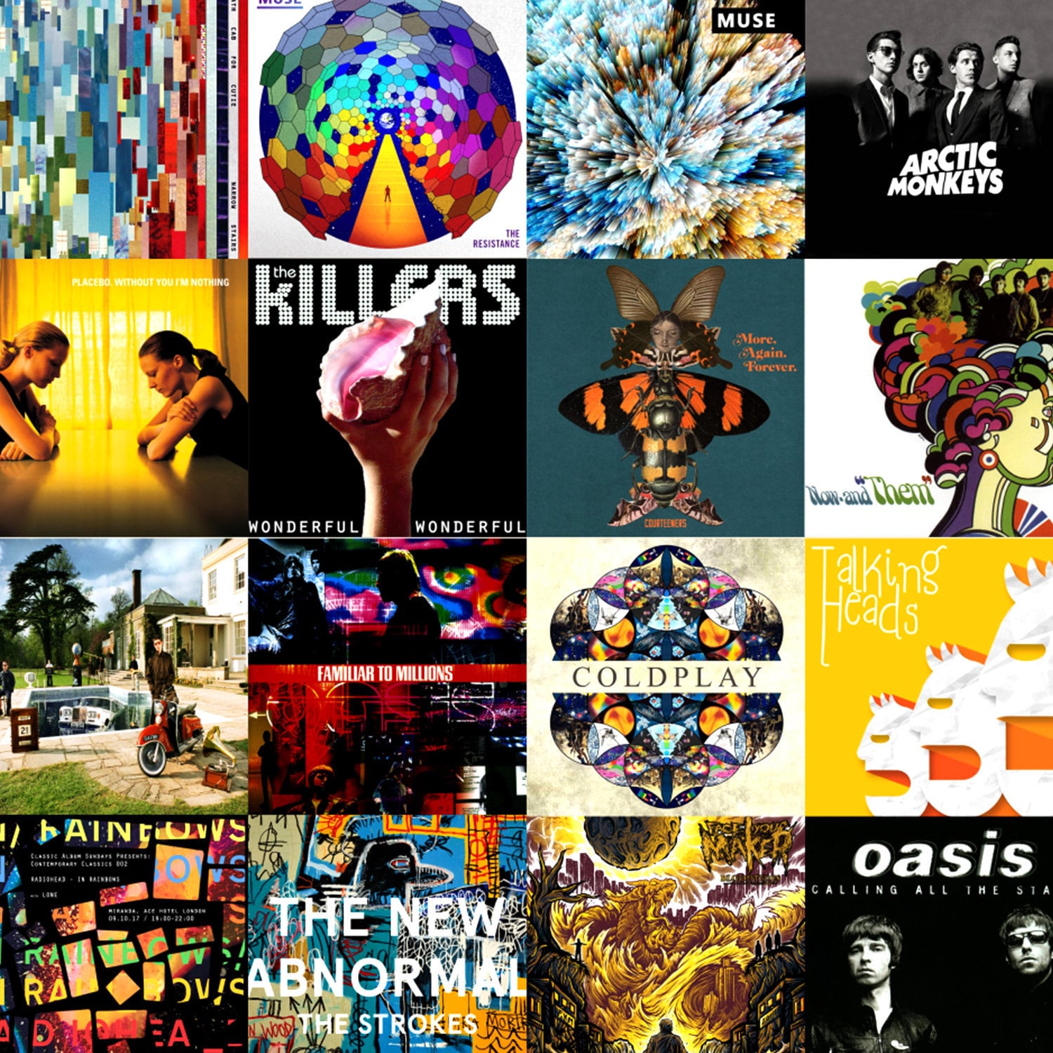 Indie Bands Album Covers music-magazine-behance