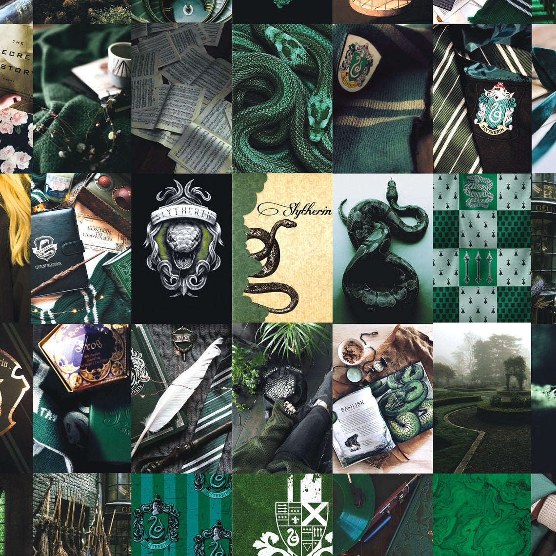 Dark academia digital prints 50pics Wall collage kit | Etsy