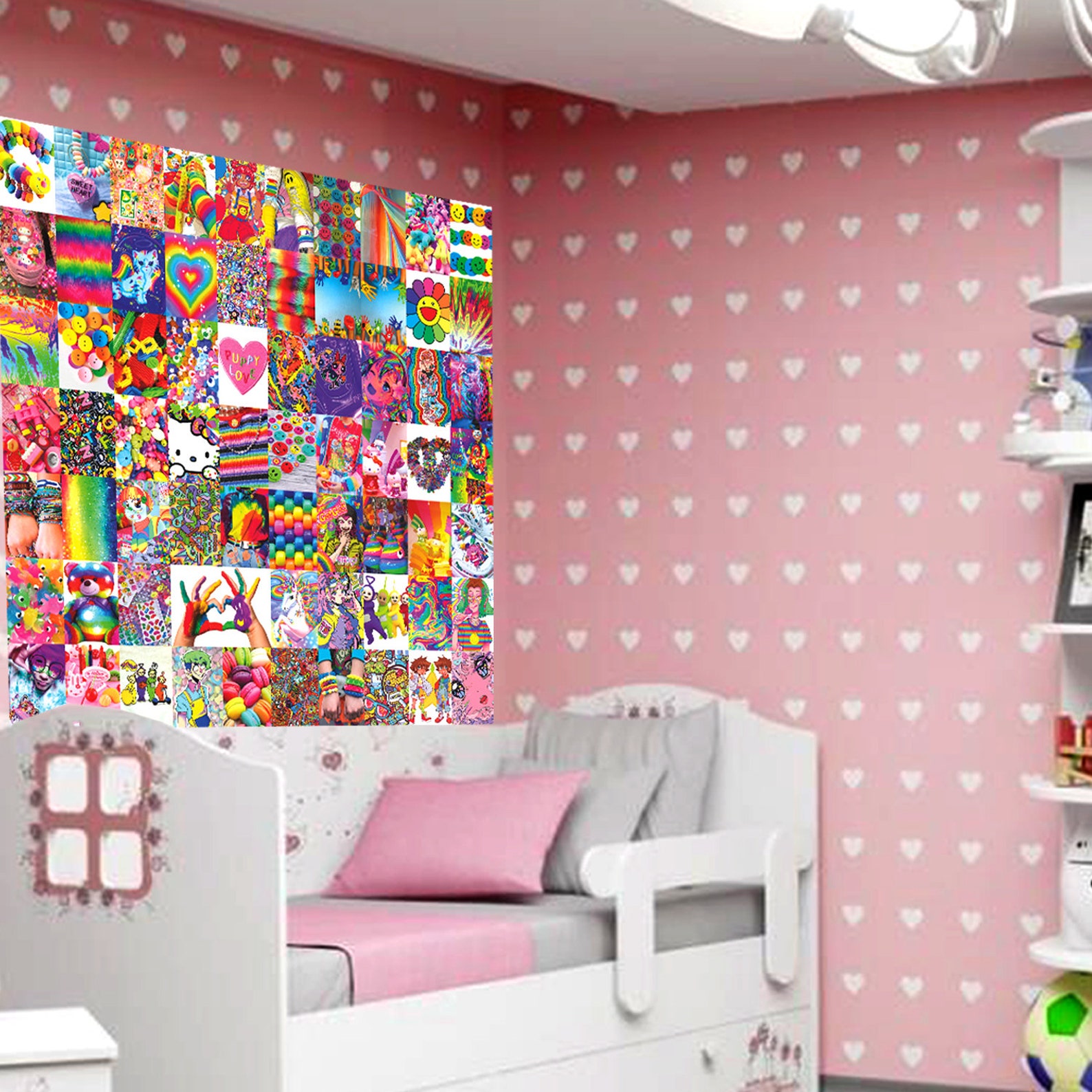 Kidcore Collage Kit 70pics Wall Collage Kit 6x8 Indie - Etsy