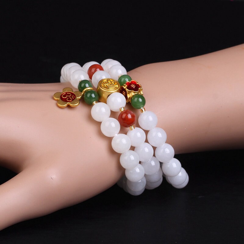 Real Jade Bracelet White Jade Bracelet Real Jade Jewelry | Etsy