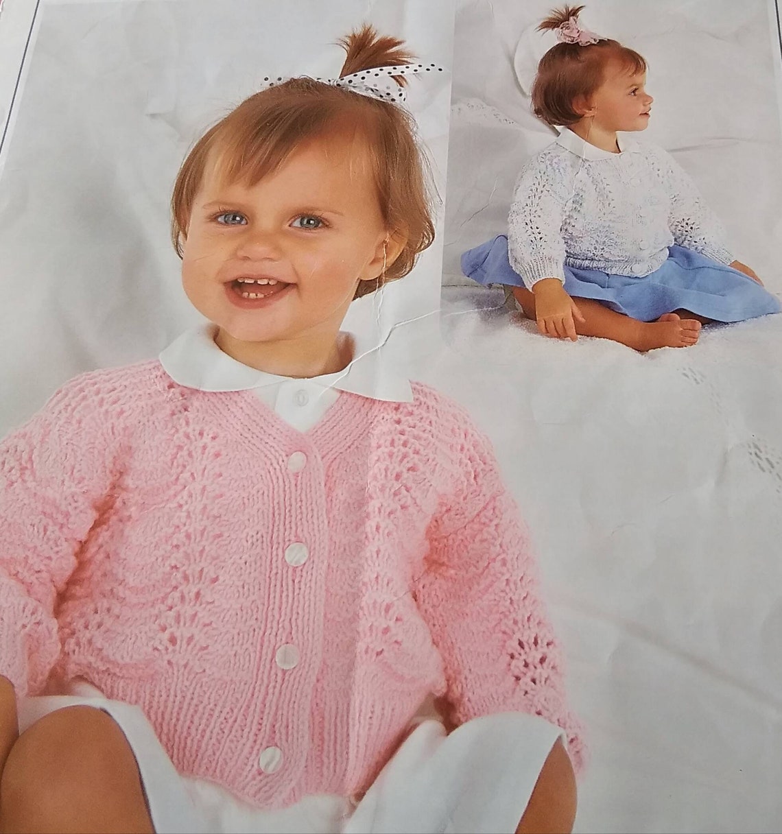 Hand Knitted Baby Cardigan/Matinee Made to order in any Etsy