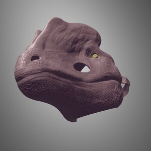 Dilophosaurus Mask V2 .stl Files for 3D Printing - Etsy