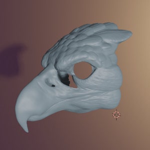Harpy Eagle Mask .STL files for 3D printing