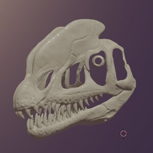 Dilophosaurus Skull Mask .stl Files for 3D Printing - Etsy