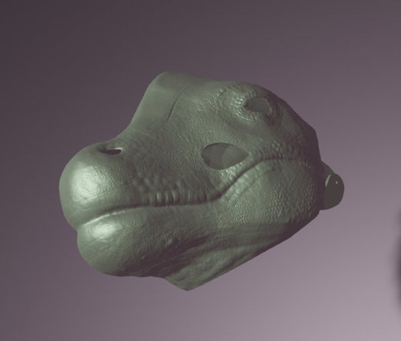 Brachiosaurus Mask .stl Files for 3D Printing - Etsy