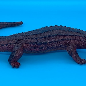 Physical 3D Printed Earless Monitor Lizard Figurine