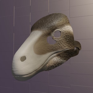 Troodon Mask .STL files for 3D printing