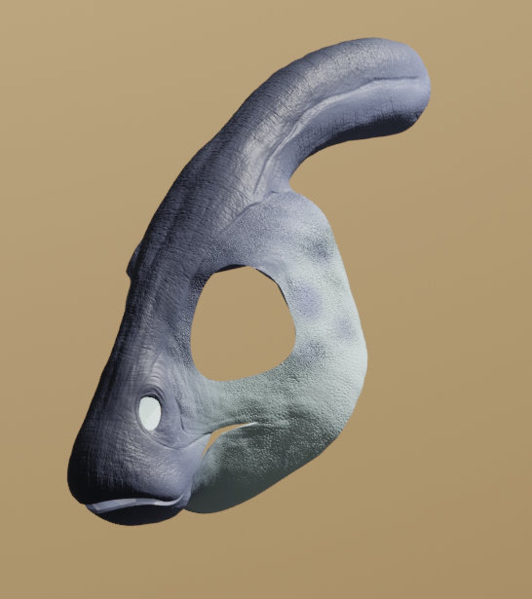 Toony Parasaurolophus Mask .STL Files for 3D Printing - Etsy