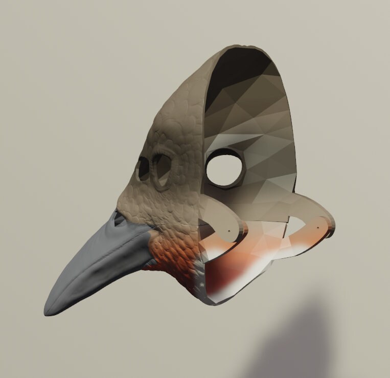 Hummingbird Mask V2 .STL Files for 3D Printing - Etsy