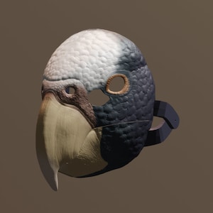 Pionus Mask .STL files for 3D printing