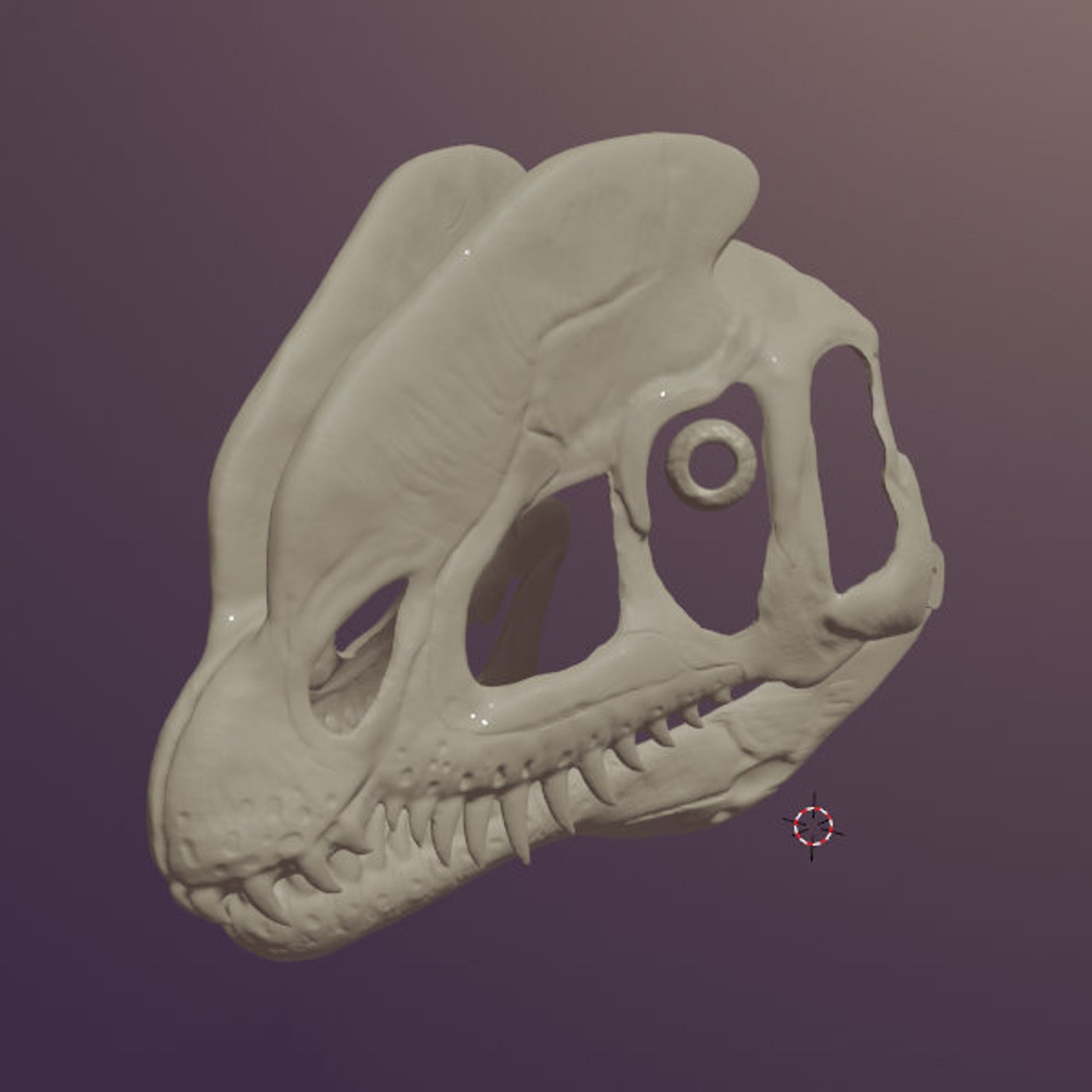 Dilophosaurus Skull Mask .stl Files for 3D Printing - Etsy