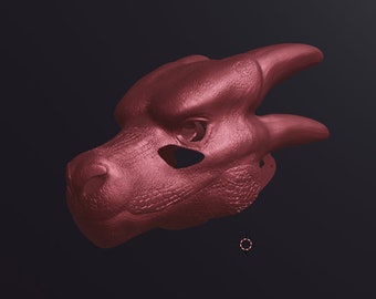 Kobold Mask .stl files for 3D printing