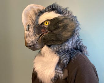 Realistic Oviraptor Fursuit Head