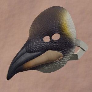 Emperor Penguin Mask .STL files for 3D printing