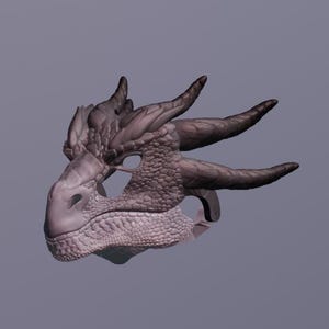 Storm Dragon Mask .STL files for 3D printing