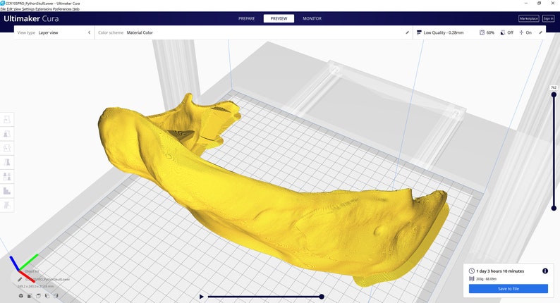 Ball Python Skull Mask .STL Files - Etsy