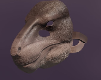 Inostrancevia Mask .STL files for 3D printing