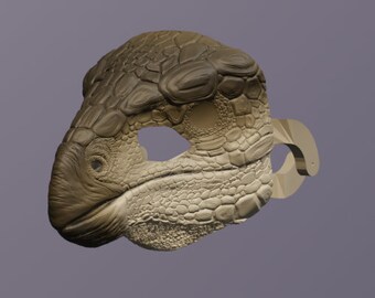 Stegouros Mask .STL files for 3D printing