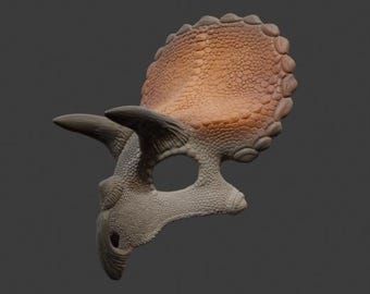 Triceratops Larp Mask .STL files for 3D printing