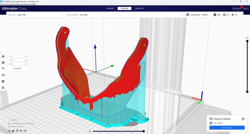 Velociraptor Mask V3 .STL Files for 3D Printing - Etsy Hong Kong