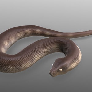 Olive Python Statue .STL files for 3D printing
