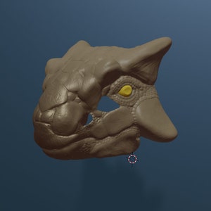 Ankylosaurus Mask .STL files for 3D printing