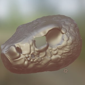Rattlesnake Mask .STL files for 3D printing
