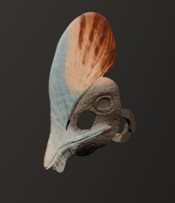 Tapejara Mask .STL Dateien für den 3D Druck