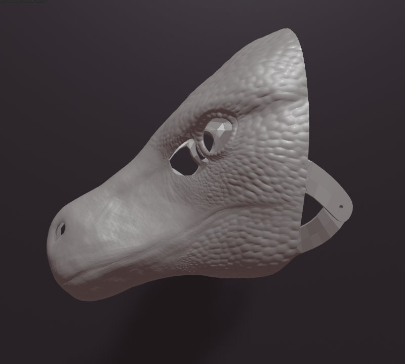 Velociraptor Mask V3 .STL Files for 3D Printing - Etsy
