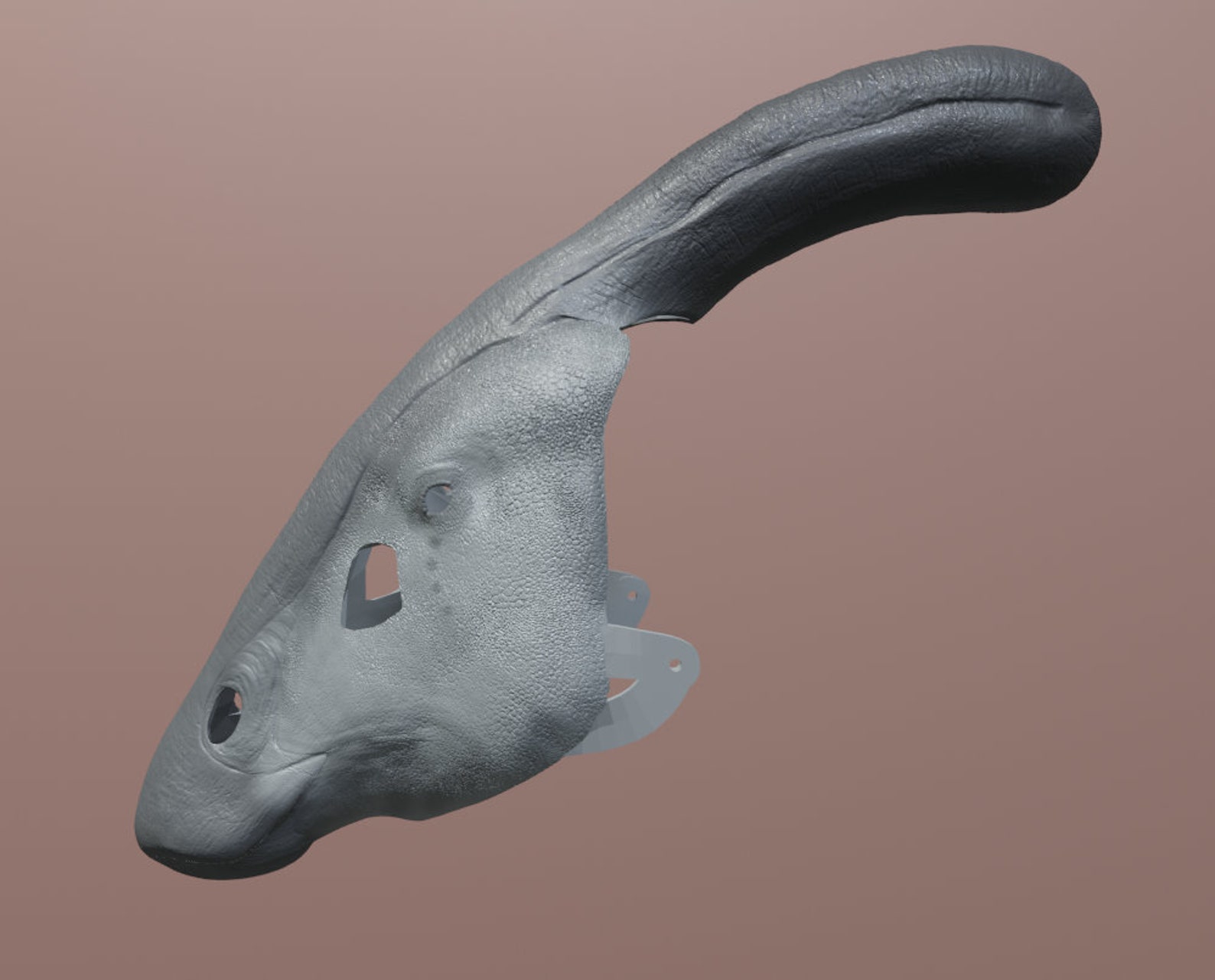 Parasaurolophus Mask .STL Files for 3D Printing - Etsy
